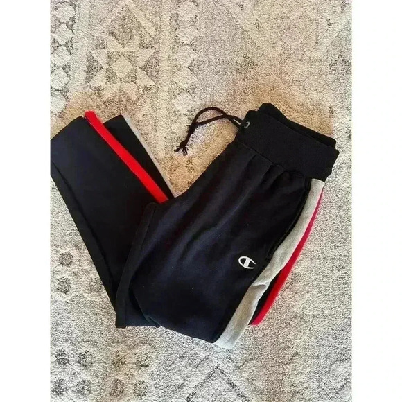 Champion Men's Multicolor Patchwork Sweat Set Size M Casual Outfit - Picture 2 of 7